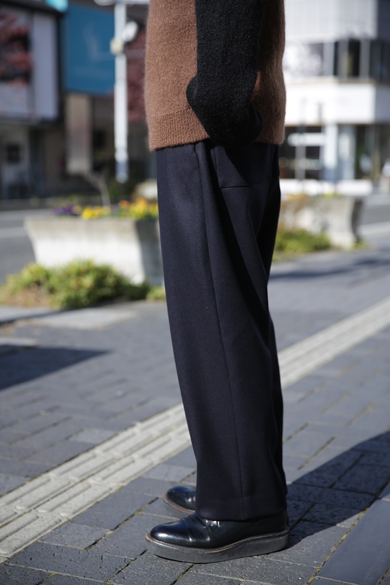 uru 19aw wool wide pants | kensysgas.com