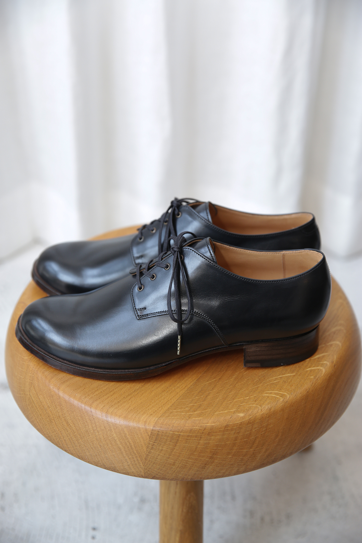 Blucher plain toe 4 hole/Baby calf mckay | ANOTHER LOUNGE