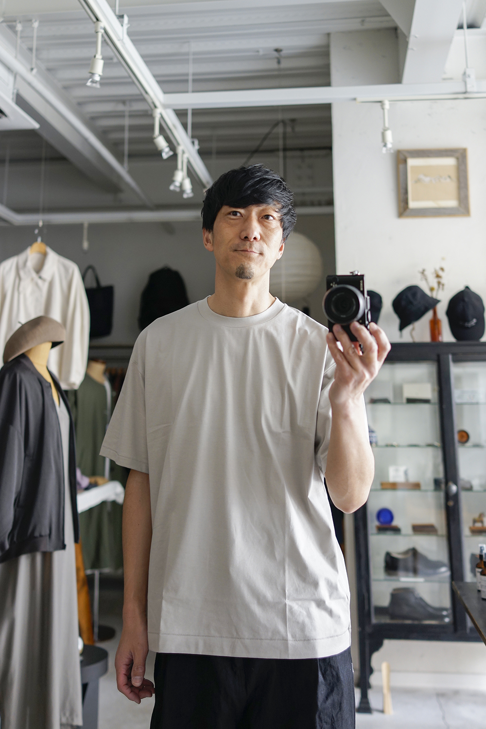 ATON」SUVIN 60/2 | OVERSIZED S/S T-SHIRT | ANOTHER LOUNGE