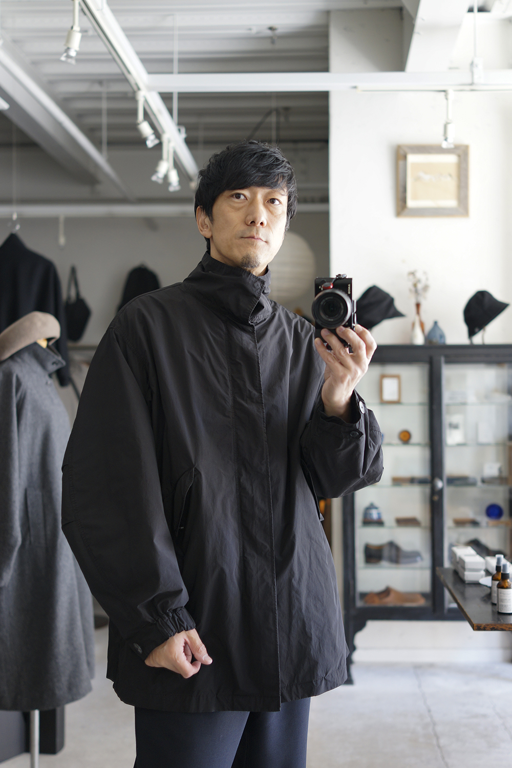 ATON」AIR VENTILE SHORT MODS COAT | ANOTHER LOUNGE