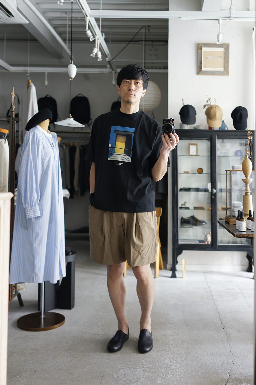 marka」Tee S/S Yuji Takeuchi DOOR YELLOW ＆ 「my beautiful landlet