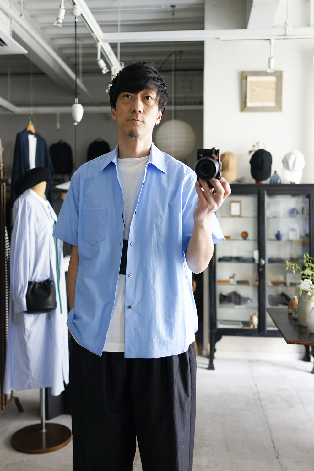 「URU」COTTON SHORT SLEEVE SHIRTS、SALE 30％OFF | ANOTHER LOUNGE