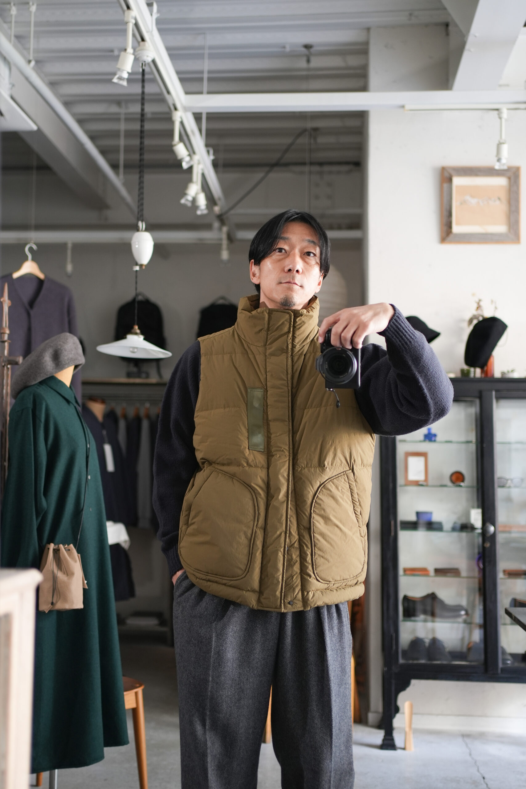 White Mountaineering」WM x TAION DOWN VEST | ANOTHER LOUNGE