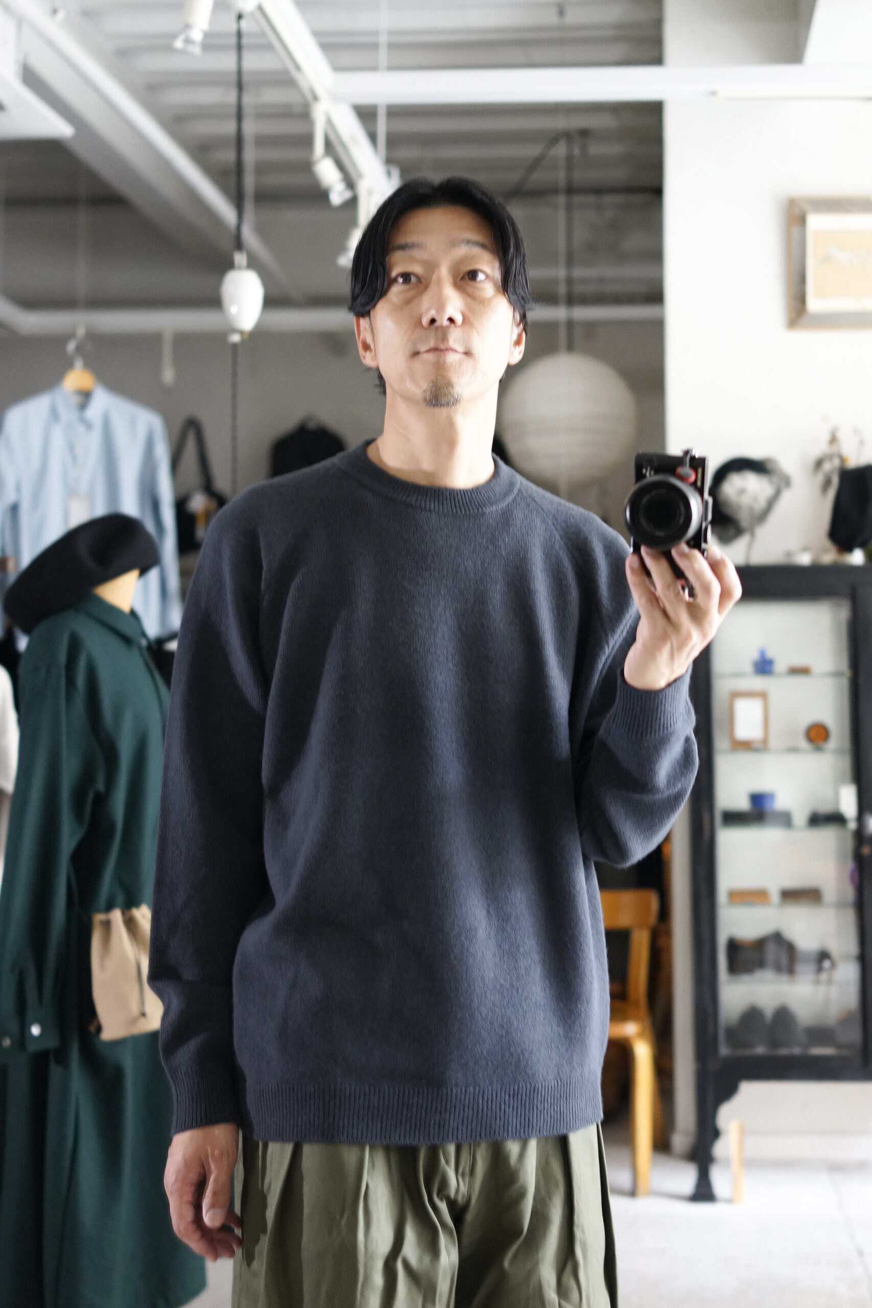 WOOL COTTON BRUSHED | CREWNECK SWEATER | ANOTHER LOUNGE