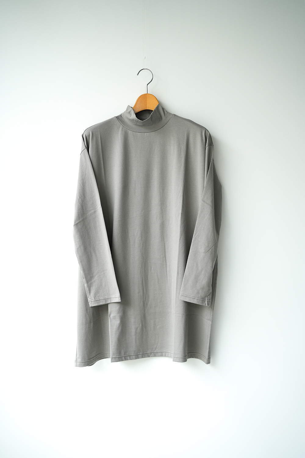 high neck wide tunic