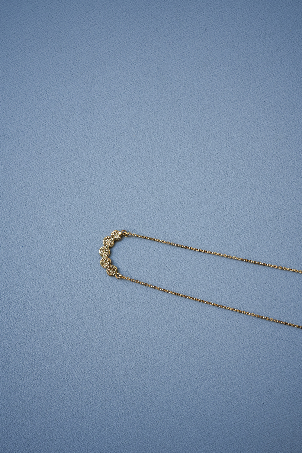 tenten link long necklace GOLD