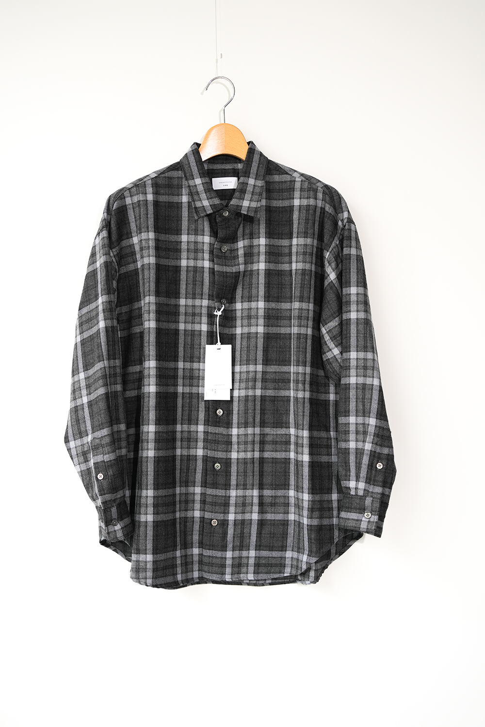 Wool Madras Check Shirt